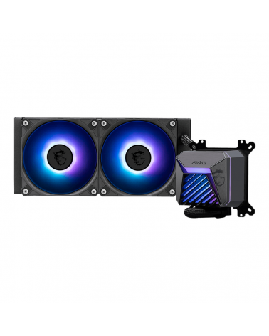 Жидкостная система охлаждения MSI MAG CORELIQUID A15 240 2x ARGB Fan, ARGB Block 