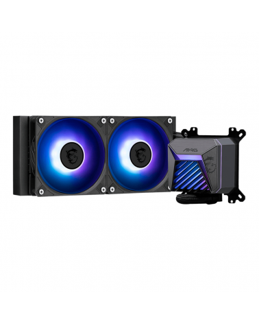 Жидкостная система охлаждения MSI MAG CORELIQUID A15 240 2x ARGB Fan, ARGB Block 