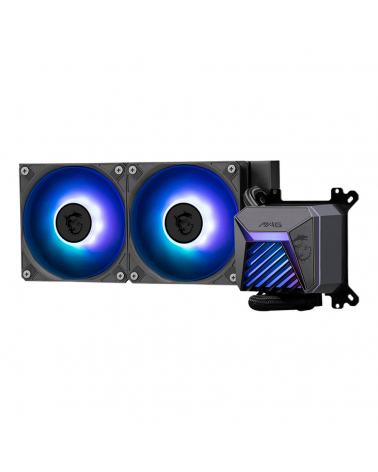 Жидкостная система охлаждения MSI MAG CORELIQUID A15 240 2x ARGB Fan, ARGB Block 