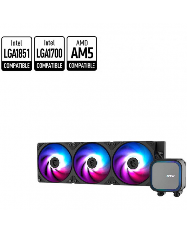Жидкостная система охлаждения MSI MAG CORELIQUID A13 360 3 x ARGB Fan, ARGB Block 
