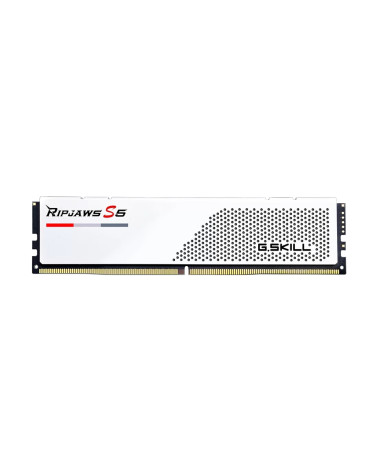 Модуль памяти DDR5 G.SKILL RIPJAWS S5 32GB (2x16GB) 5200MHz CL40 (40-40-40-83) 1.1V / F5-5200J4040A16GX2-RS5W / White