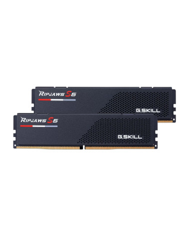 Модуль памяти DDR5 G.SKILL RIPJAWS S5 32GB (2x16GB) 5600MHz CL40 (40-40-40-89) 1.2V / F5-5600J4040C16GX2-RS5K / Black