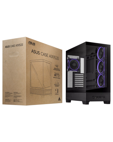 Корпус для ПК ASUS A31 PLUS TG ARGB BLACK