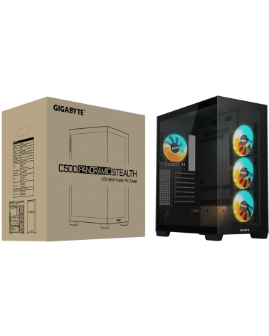 Корпус для ПК Gigabyte C500P ST ATX CASE/GPU:410mm/BL