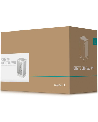 Корпус для ПК Deepcool CH270 DIGITAL WH