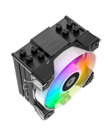 Вентилятор для процессора ID-Cooling SE-214-XT DF ARGB Black 180W/PWM/ ARGB/ all Intel /AMD AM4/ Screws