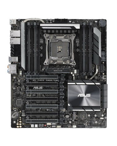 Материнская плата ASUS WS C422 SAGE/10G LGA2066 CEB 8xDDR4 7xPCIEx16 2xM.2 USB-C 2x10GLAN 3