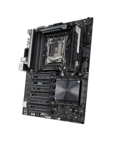 Материнская плата ASUS WS C422 SAGE/10G LGA2066 CEB 8xDDR4 7xPCIEx16 2xM.2 USB-C 2x10GLAN 3