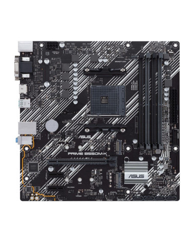 Материнская плата ASUS PRIME B550M-K AM4 microATX 4xDDR4 PCIEx16 2xPCIEx1 2xM.2 VGA DVI HDMI GLAN RTL 10