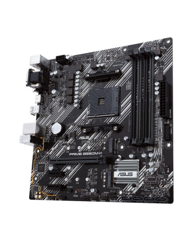 Материнская плата ASUS PRIME B550M-K AM4 microATX 4xDDR4 PCIEx16 2xPCIEx1 2xM.2 VGA DVI HDMI GLAN RTL 10