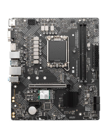 Материнская плата MSI PRO H610M-G WIFI DDR4 H610, LGA1700, 2*DDR4, 1*PCIEx16, 1*PCIEx1, 1*M.2, 4*USB3.2Gen1, 6*USB2.0, 4*SATA3.0