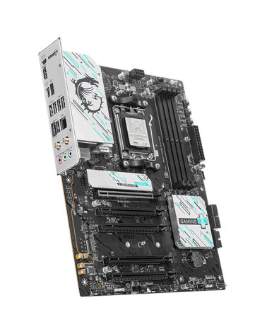Материнская плата MSI B840 GAMING PLUS WIFI B840, AM5, 4*DDR5, 5*PCIEx16, 3*M.2, 2*TypeC, 1*USB3.2Gen2, 4*USB3.2Gen1, 8*USB2.0, 