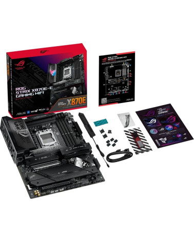 Материнская плата ASUS ROG STRIX X870E-E GAMING WIFI AM5 ATX 4xDDR5 2xPCIEx16 5xM.2 2xUSB-C HDMI 5GLAN Wi-Fi 7
