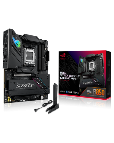 Материнская плата ASUS ROG STRIX B850-F GAMING WIFI AM5 ATX 4xDDR5 2xPCIEx16 4xM.2 2хUSB-C DP HDMI 2.5GLAN Wi-Fi 7