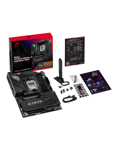 Материнская плата ASUS ROG STRIX B850-F GAMING WIFI AM5 ATX 4xDDR5 2xPCIEx16 4xM.2 2хUSB-C DP HDMI 2.5GLAN Wi-Fi 7