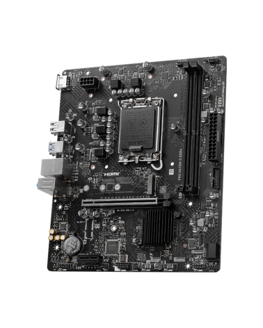 Материнская плата MSI PRO H610M-S DDR4 H610, LGA1700, 2*DDR4, 1*PCIEx16, 1*PCIEx1, 1*M.2, 2*USB3.2Gen1, 4*USB2.0, 2*SATA3.0, 1G,