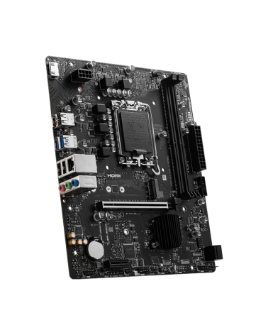Материнская плата MSI PRO H610M-S DDR4 H610, LGA1700, 2*DDR4, 1*PCIEx16, 1*PCIEx1, 1*M.2, 2*USB3.2Gen1, 4*USB2.0, 2*SATA3.0, 1G,