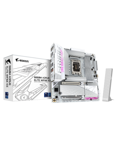 Материнская плата Gigabyte B860M AORUS ELITE WIFI6E ICE,