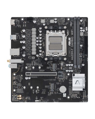 Материнская плата ASUS A620M-F GAMING WIFI AM5 mATX 2xDDR5 PCIEx16 2xM.2 HDMI 2.5GLAN Wi-Fi 6