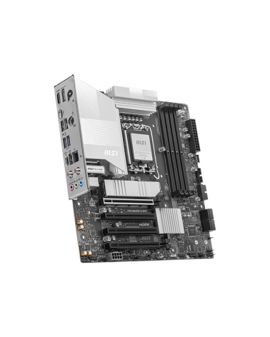 Материнская плата MSI PRO B860M-A WIFI B860, LGA1851, 4*DDR5, 4*PCIEx16, 3*M.2, 2*TypeC, 3*USB3.2Gen2, 6*USB3.2Gen1, 2*USB2.0, 4