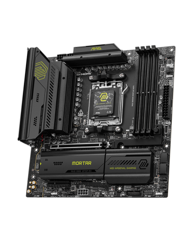 Материнская плата MSI MAG B850M MORTAR WIFI B850, AM5, 4*DDR5, 1*PCIEx16, 1*PCIEx4, 3*M.2, 3*TypeC, 3*USB3.2Gen2, 6*USB3.2Gen1, 