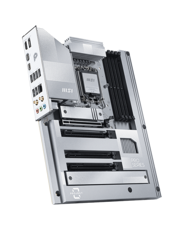 Материнская плата MSI PRO Z890-S WIFI PZ Z890, LGA1851, 4*DDR5, 4*PCIEx16, 3*M.2, 2*TypeC, 6*USB3.2Gen1, 4*USB2.0, 4*SATA3.0, 2.