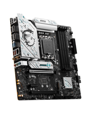 Материнская плата MSI B760M GAMING PLUS WIFI DDR4 B760, LGA1700, 4*DDR4, 5*PCIEx16, 2*M.2, 2*TypeC, 2*USB3.2Gen2, 2*USB3.2Gen1, 