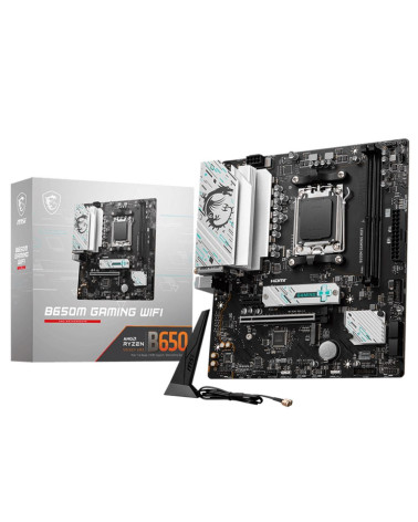 Материнская плата MSI B650M GAMING WIFI B650, AM5, 2*DDR5, 1*PCIEx16, 1*PCIEx1, 2*M.2, 1*TypeC, 7*USB3.2Gen1, 6*USB2.0, 4*SATA3.