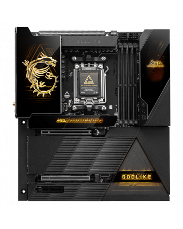 Материнская плата MSI MEG X870E GODLIKE X870, AM5, 4*DDR5, 2*PCIEx16, 1*PCIEx4, 7*M.2, 7*TypeC, 8*USB3.2Gen2, 4*USB3.2Gen1, 4*US
