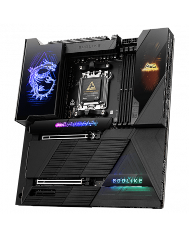 Материнская плата MSI MEG X870E GODLIKE X870, AM5, 4*DDR5, 2*PCIEx16, 1*PCIEx4, 7*M.2, 7*TypeC, 8*USB3.2Gen2, 4*USB3.2Gen1, 4*US