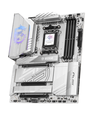 Материнская плата MSI MPG X870E EDGE TI WIFI X870E, AM5, 4*DDR5, 3*PCIEx16, 4*M.2, 3*TypeC, 5*USB3.2Gen2, 4*USB3.2Gen1, 4*USB2.0