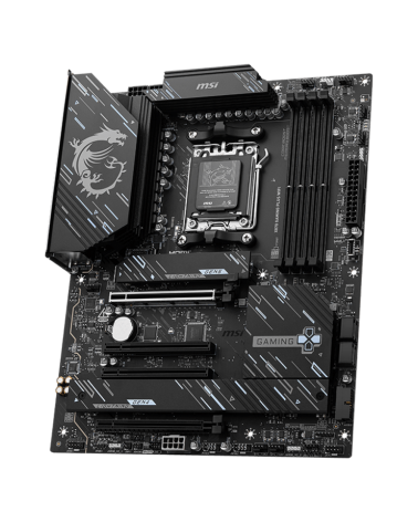 Материнская плата MSI X870 GAMING PLUS WIFI X870, AM5, 4*DDR5, 4*PCIEx16, 3*M.2, 2*TypeC, 2*USB3.2Gen2, 4*USB3.2Gen1, 8*USB2.0, 