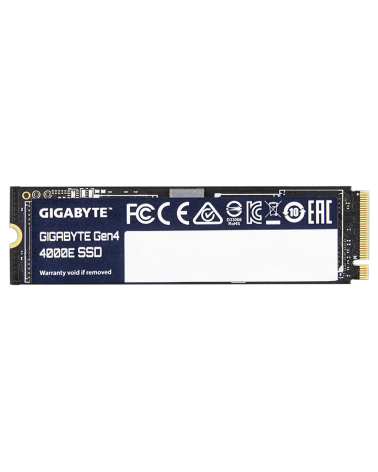 Твердотельный накопитель SSD Gigabyte M.2 2280 1TB Gen4 4000E SSD PCI Express 4.0x4, NVMe 1.4, 4000/3900, MTBF 1.5M, 3D NAND, 32