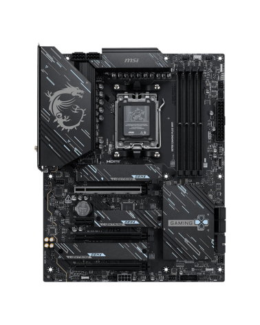 Материнская плата MSI X870E GAMING PLUS WIFI X870E, AM5, 4*DDR5, 3*PCIEx16, 1*PCIEx1, 3*M.2, 2*TypeC, 2*USB3.2Gen2, 6*USB3.2Gen1