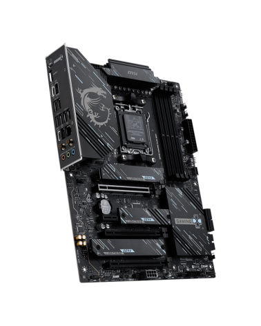 Материнская плата MSI X870E GAMING PLUS WIFI X870E, AM5, 4*DDR5, 3*PCIEx16, 1*PCIEx1, 3*M.2, 2*TypeC, 2*USB3.2Gen2, 6*USB3.2Gen1
