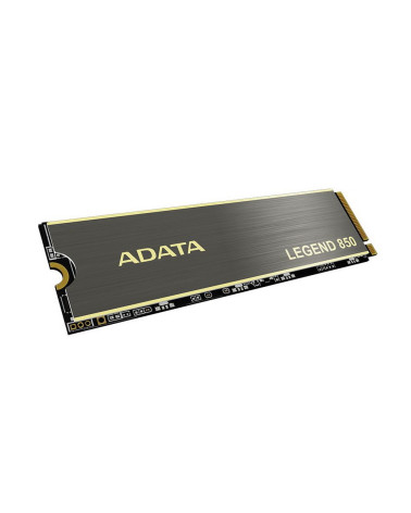 Твердотельный накопитель SSD ADATA ALEG-850-512GCS PCIe Gen4x4 with NVMe, 5000/2700, IOPS 380/530K, MTBF 2M, 3D NAND, 500TBW, 0,