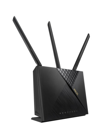 Маршрутизатор ASUS 4G-AX56 LTE WiFi 6 4x1G 1201+574Mbps 5GHz/2.4GHz 5 (869225) (90IG06G0-MO3110)