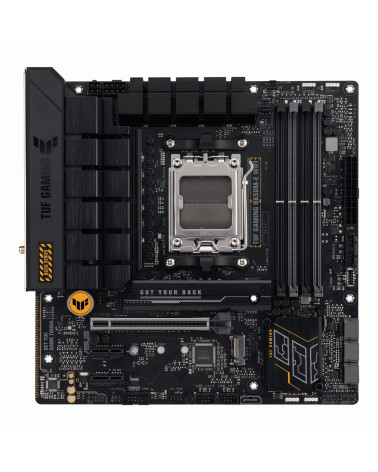 Материнская плата ASUS TUF GAMING B650M-E WIFI AM5 mATX 4xDDR5 PCIEx16 2xPCIEx1 2xM.2 USB-C HDMI 2xDP 2.5GLAN Wi-Fi 6