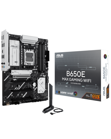 Материнская плата ASUS B650E MAX GAMING WIFI AM5 ATX 4xDDR5 4xPCIEx16 3xM.2 USB-C DP HDMI 2.5GLAN WIFI 6E