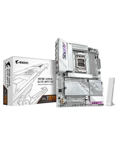 Материнская плата Gigabyte X870E AORUS ELITE WIFI7 ICE, RTL
