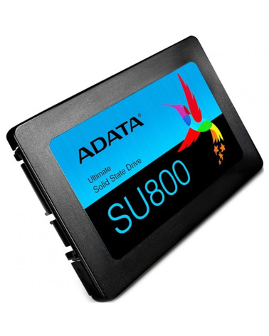 Твердотельный накопитель SSD ADATA Ultimate SU800 ASU800SS-256GT-C 256GB 2.5" Client SATA 6Gb/s, 560/520, IOPS 85/80K, MTBF 2M, 