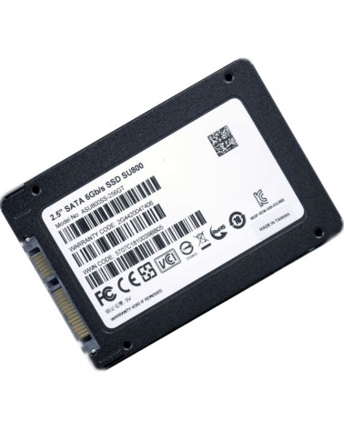Твердотельный накопитель SSD ADATA Ultimate SU800 ASU800SS-256GT-C 256GB 2.5" Client SATA 6Gb/s, 560/520, IOPS 85/80K, MTBF 2M, 