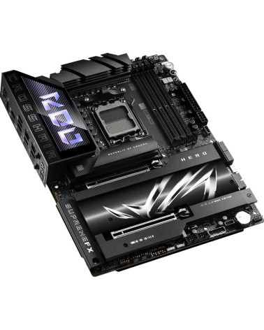 Материнская плата ASUS ROG CROSSHAIR X870E HERO AM5 ATX 4xDDR5 2xPCIEx16 5xM.2 4xUSB-C HDMI 2.5GLAN 5GLAN Wi-Fi 7