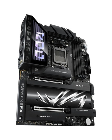 Материнская плата ASUS ROG CROSSHAIR X870E HERO AM5 ATX 4xDDR5 2xPCIEx16 5xM.2 4xUSB-C HDMI 2.5GLAN 5GLAN Wi-Fi 7