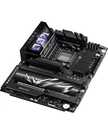 Материнская плата ASUS ROG CROSSHAIR X870E HERO AM5 ATX 4xDDR5 2xPCIEx16 5xM.2 4xUSB-C HDMI 2.5GLAN 5GLAN Wi-Fi 7