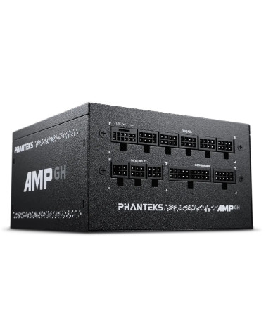 Блок питания PHANTEKS AMP GH 850W (80 Plus Gold, ATX 3.1, PCIe 5.1, APFC, 120mm Fan, Fully Modular, Black) / PH-P850GH_BK01