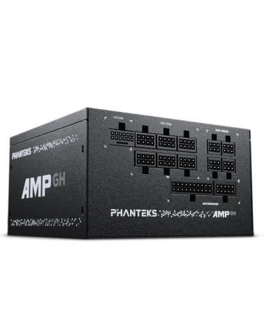 Блок питания PHANTEKS AMP GH 1200W (80 Plus Platinum, ATX 3.1, PCIe 5.1, APFC, 120mm Fan, Fully Modular, Black) / PH-P1200GR_BK0