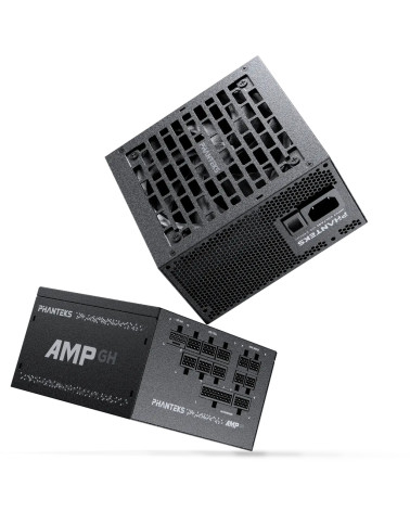 Блок питания PHANTEKS AMP GH 1200W (80 Plus Platinum, ATX 3.1, PCIe 5.1, APFC, 120mm Fan, Fully Modular, Black) / PH-P1200GR_BK0