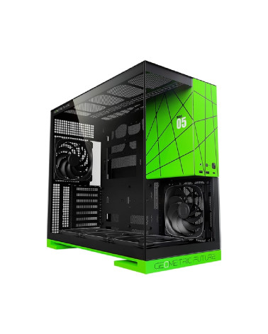 Корпус Geometric Future Model 5 NV Style Limited Edition with fans / mid tower, E-ATX / 5x140mm ARGB fans / 1AM5WKNV01100