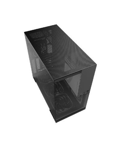 Корпус Geometric Future Model 5 Black Gray with fans / mid tower, E-ATX / 5x140mm ARGB fans / 1AM5WKBK02100